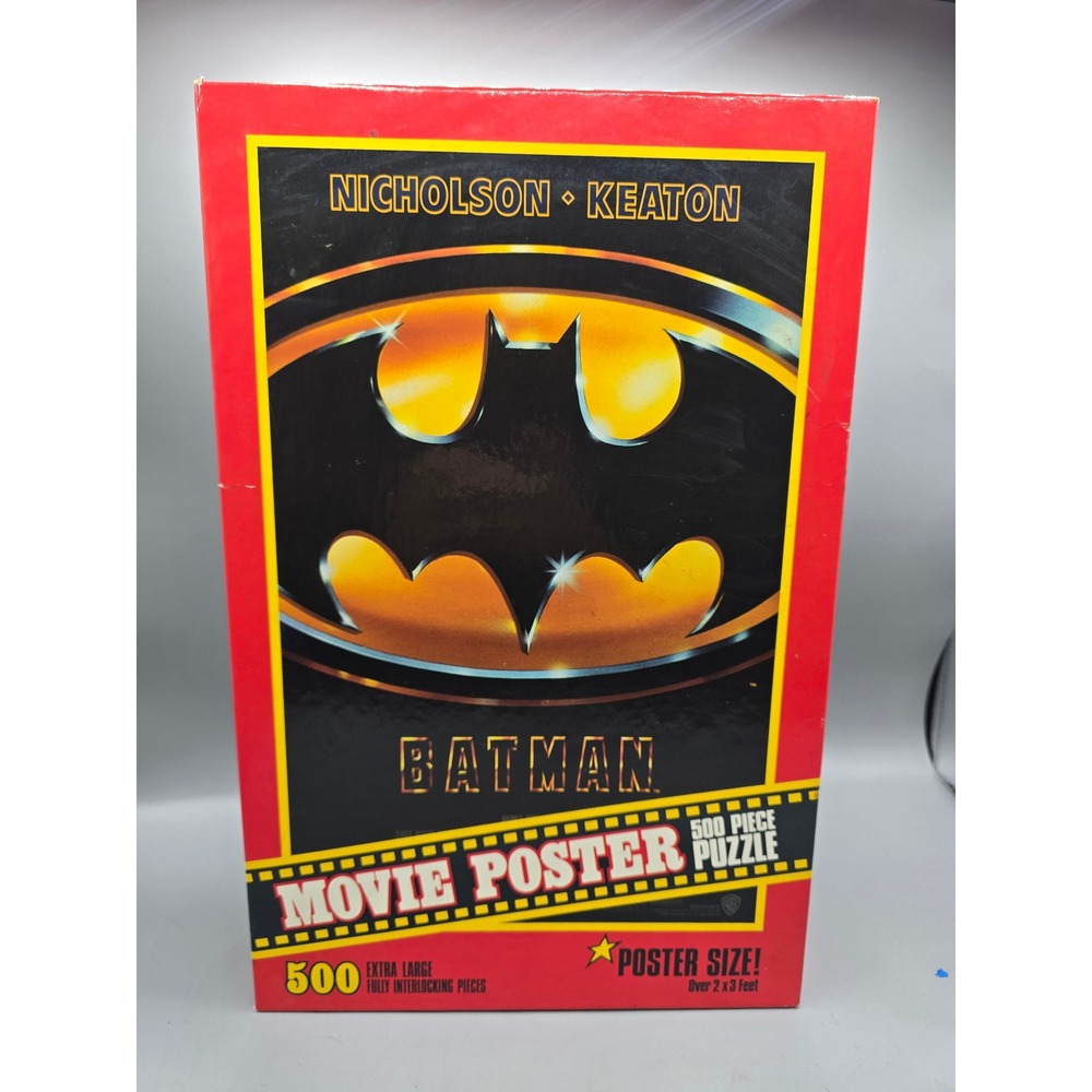 Unopened Batman Movie 2' X 3' Poster 500 X-Tra Lg. Piece Puzzle